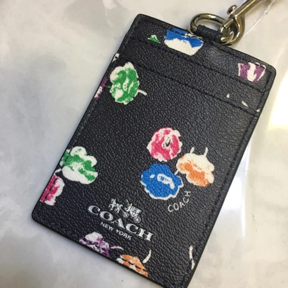 NWOT Coach Floral Lanyard